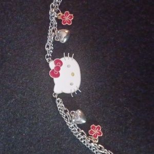 Sanrio Hello Kitty Floral Heart ❤️ Bracelet